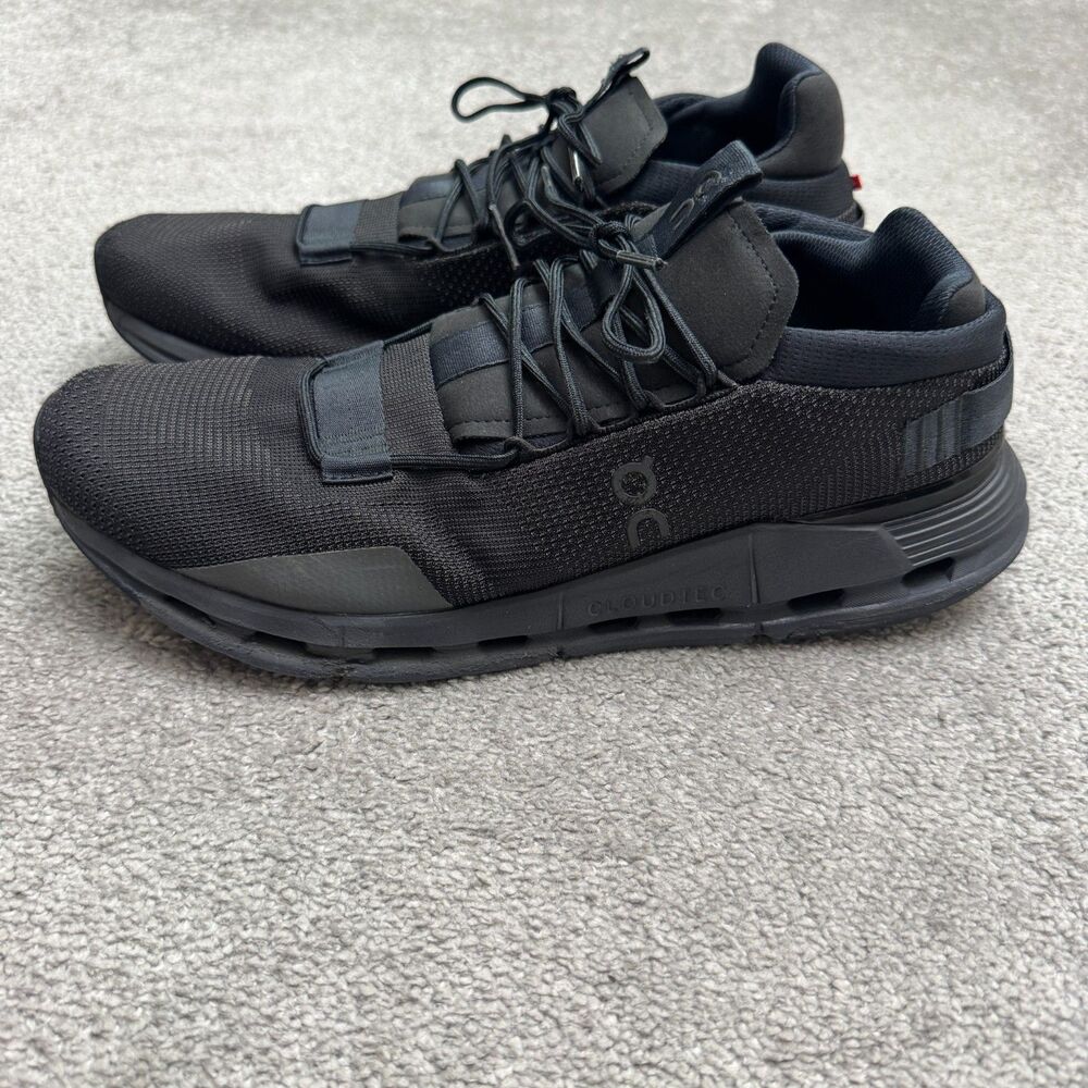 On Cloud Running Cloudnova Black Eclipse Mens 13 CloudTec Speedboard Sneakers